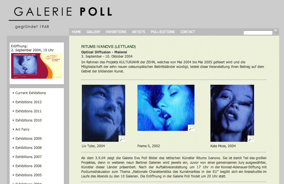 Eva Poll gallery screenshot
